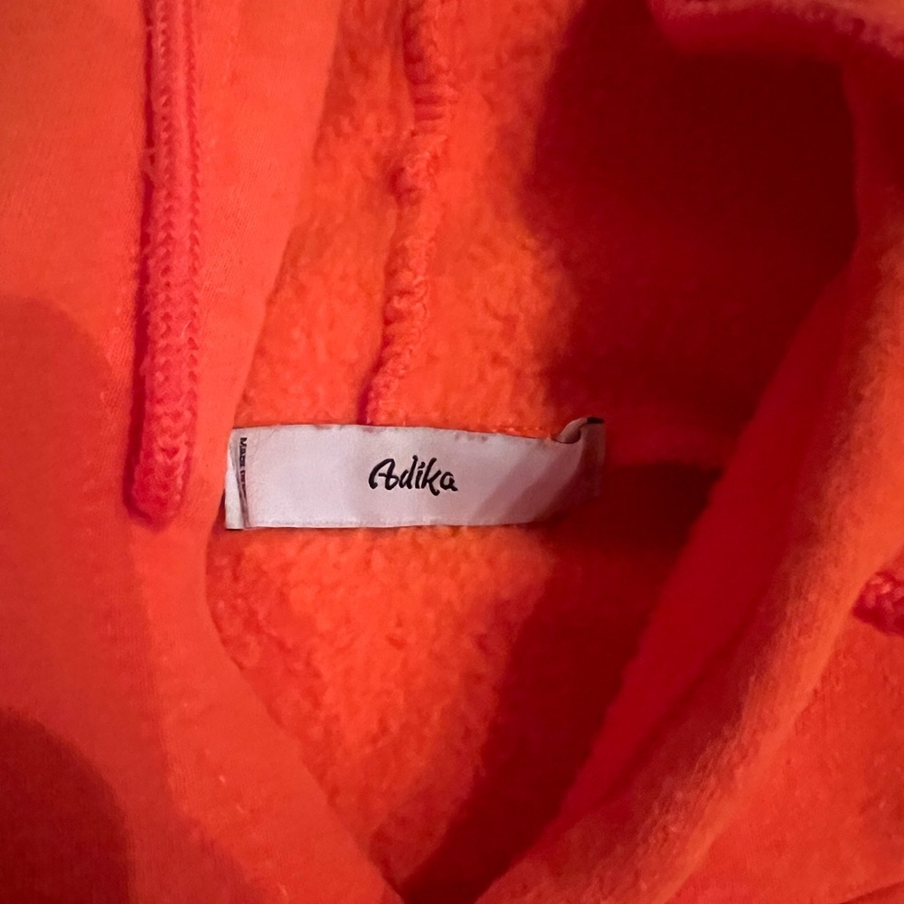 Adika Bright Orange Hoodie - Picture 2 of 4